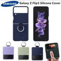 Ốp Điện Thoại Silicon Kèm Móc Xỏ Ngón Cho Samsung Galaxy Z Flip3 5G Samsung Galaxy Z Flip 3 EF-PF711