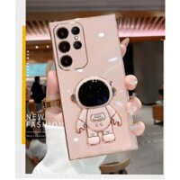 Ốp Điện Thoại Silicon Mềm Có Giá Đỡ Hình Phi Hành Gia 3D Dễ Thương Dành Cho Samsung Galaxy S23 Plus S22 Ultra S21 S20 FE