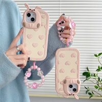 Ốp Điện Thoại Silicon Mềm Họa Tiết Hoạt Hình Ba Chiều Cho iphone Case 14 Pro Max 13 Pro Max 12 Pro Max