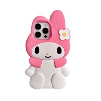 Ốp điện thoại silicon mềm hoạt hình Sanrio My Melody cho iPhone 14 13 12 11 15 Pro Max 15Pro