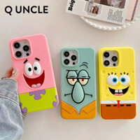 Ốp Điện Thoại Silicon Mềm In Hình spongebob Cho iphone15 14 13 12 11 pro max