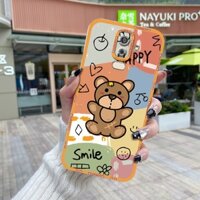 Ốp Điện Thoại Silicon Mềm Mỏng In Hình Gấu/Tượng Thiên Thần Bảo Vệ Ống Kính Máy Ảnh Cho Samsung Galaxy J8 2018