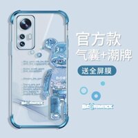 Ốp Điện Thoại Silicon Mềm Trong Suốt Có Túi Khí Chống Sốc Hình Gấu Violent Cho Xiaomi 12 Xiaomi 12pro