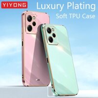 Ôp Điện Thoại Silicon Tráng Gương Kèm Giá Đỡ Nhẫn Sang Trọng Cho xiaomi poco x5 pro Vivo x5 x4 x3 m4 pro 5g m5 m5s Ốp