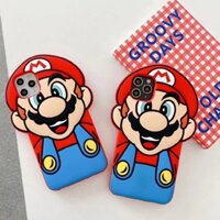 Ốp Điện Thoại Silicone Mềm Hình Mario 3D Cho iPhone 11 Pro Max 6 6s 7 8 Plus XR Xs Max