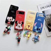 Ốp Điện Thoại Silicone Mềm Chống Sốc In Hình Động Vật Hoạt Hình 3D Cho Samsung Galaxy Z Flip 4 3 Samsung Flip3