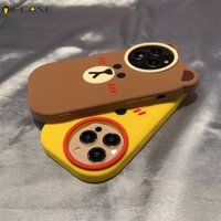 Ốp Điện Thoại Silicone Mềm Chống Sốc In Hình Thú Hoạt Hình Cho iPhone 14 Plus 14 13 12 Pro Max