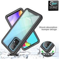 Ốp Điện Thoại silicone Mềm Trong Suốt Chống Sốc 3 Trong 1 Cho Samsung Galaxy S22 Ultra S21 FE S20 Plus Note 20 10 Lite A21S A51 A71 A31