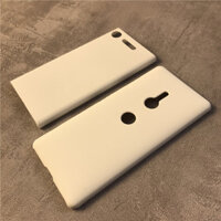 Ốp điện thoại Sony XZ1 màu trắng mịn, kết cấu mịn cho nam và nữ, bảo vệ một nửa, chống sốc, ốp bảo vệ thế hệ thứ hai XZ2, ốp cứng siêu mỏng XZ3 cho nam và nữ, ốp cứng XZ4