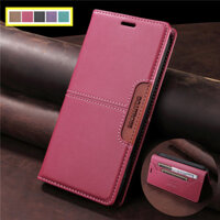 Ốp Điện Thoại Thời Trang Cho Apple IPhone6 6S IPhone7 8 Plus SE Vỏ Lật Tay Bảo Vệ Hộp Điện Thoại Di Động Chống Trộm Bàn Chải Chân Đế Ví Đựng Thẻ Da