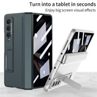 Ốp Điện Thoại Tích Hợp Kính Cường Lực Chống Nhìn Trộm Cho Samsung Galaxy Z Fold 4