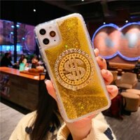 Ốp Điện Thoại tpu Kim Tuyến Nước Hình Đô La Cho iphone 15 11 12 13 mini 14 pro max x xr xs 8 7plus