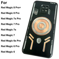 Ốp Điện Thoại Tpu Màu Đỏ Từ Tính Tản Nhiệt Cho Nubia Red Magic 6 7 8 Pro + Case 7s Pro Magic 6s Pro 8 Pro +