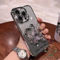 Ốp Điện Thoại tpu Mềm Chống Sốc Phối Kim Tuyến Nước Cho iphone15 14 13 12 11 pro max 15
