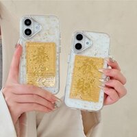 Ốp điện thoại TPU mềm chống bụi bẩn hợp thời trang mới để làm giàu và làm giàu cho IPhone 16 15 14 13 12 11 Pro Max X XS XR 8 7 Plus