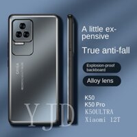 Ốp Điện Thoại TPU Phối Kim Loại Chống Sốc Cho Xiaomi 12T K50 Ultra K50 Pro