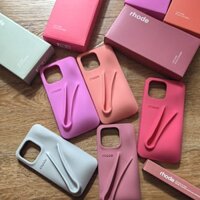 Ốp điện thoại TPU silicon mềm Rhode Hailey Lip Glaze cho iPhone 11 12 13 14 15 Plus Pro Max