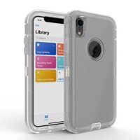 Ốp Điện Thoại Trong Suốt 3 Trong 1 Cho iPhone X XR XS Max 6 6S 7 8 Plus 11 Pro Max