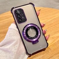 Ốp Điện Thoại Trong Suốt Cho Samsung Galaxy S25 Ultra S24 S23 FE S22 S21 Plus Note 20 Vỏ Silicon Chống Sốc