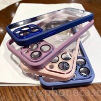 Ốp Điện Thoại Trong Suốt Cho iphone 15 11 14 12 13 Pro Max 7 8 Plus X XR XS Max SE 20 Vỏ Bảo Vệ Ống Kính