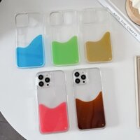 Ốp Điện Thoại Trong Suốt Chống Sốc Phối Kim Tuyến Nước Cho iphone 15 14 13 12 11 pro max 15 14 13 12 11 pro max