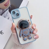 Ốp Điện Thoại Trong Suốt Hình Phi Hành Gia 3D Cho iPhone 13 Pro Max 11 12 X/XS XR XSMAX 7P/8P