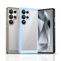 Ốp điện thoại trong suốt màu sắc tương thích Samsung S25 Ultra Xcover 7, ốp không gian acrylic M35, bao bảo vệ hàng giao ngay