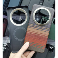 Ốp điện thoại từ tính hình hoàng hôn đích thực bằng sợi carbon N52 thời trang cho Huawei Mate 70 / Mate 70 Pro / Huawei Honor Magic 7 / Huawei Honor Magic 7 Pro