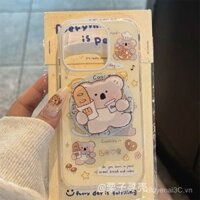 Ốp điện thoại từ tính hình koala dễ thương tương thích với iPhone 14 Pro Max, chống sốc, ốp điện thoại 15, 13, 12, 11, XR, XS dễ thương, 7S XR