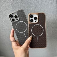Ốp Điện Thoại Từ Tính Kevlar Cho iPhone16E 16 14 12 13 Pro Max 16Plus Chống Rơi Và Chống Sốc Ốp Lưng Bảo Vệ Giá Trị Cao