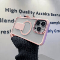 Ốp Điện Thoại Từ Tính Mờ Ống Kính Kim Loại Sang Trọng Cho iPhone 15 14 13 12 Pro MAX 11 14 15 Plus Bao Gồm Tất Cả Từ Tính Chống Sốc Trong Suốt Ốp Lưng