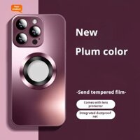 Ốp Điện Thoại Từ Tính Mờ Sa Mạc Titan AG Cho IPhone 16 Pro Max 11 12 13 14 15 Pro Max Vỏ Cứng 14 15 16 Plus Vỏ Chống Sốc