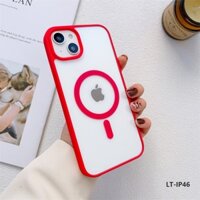 Ốp Điện Thoại Từ Tính viền màu P46 Hàng Chính Hãng KOLEAD đạt chuẩn Chống Va Đập Cho iPh 14 Pro Max plus 13 12 11 Pro Max - red - 13 pro