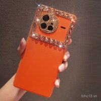 Ốp điện thoại tương thích cho Vivo X90, ống kính đá mới, bảo vệ toàn diện cho Vivo X80 Pro, ốp bảo vệ X70, da trơn S16