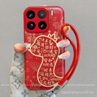 Ốp điện thoại tương thích Fortune Snake Xiaomi 15 Pro, giá trị thẩm mỹ cao, dễ thương cho Xiaomi 14, chống sốc cho 13, cặp đôi HZGY