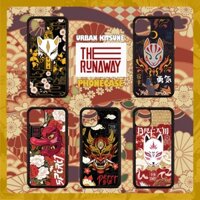 Ốp điện thoại Urban Kitsune 2 by The Runaway in theo yêu cầu Nhựa dẻo, Kính Cường Lực Cho iPhone13 12 11 X 6  PRO MAX