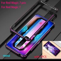 Ốp Điện Thoại Viền Kim Loại Nhôm Trong Suốt Cho Nubia Red Magic 7 NX679j Red Magic 7 pro NX709J RedMagic 7