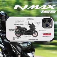 Ốp điện thoại xe máy Yamaha Nmax155 Thích hợp cho iPhone13pro12 Apple 14xs11xr