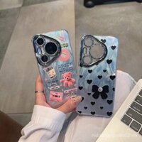 Ốp điện thoại Xiaomi 15U Redmi Note 14 tương thích, vỏ điện thoại mạ điện lông vũ lấp lánh, phim bảo vệ lỗ chính xác hoạt hình CXJC