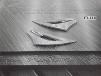 Ốp gác chân sau Future Fi 125 mạ chrome