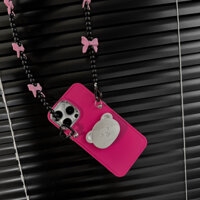 ốp gấu kèm dây nơ HÀNG LOẠI 1