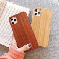 Ốp Gỗ Tự Nhiên Cho iPhone 11 12 13 14 15 Pro Max Mini 12Pro 13Pro 14Pro 14Plus 15Pro 15Plus 13ProMax 14ProMax Vỏ Gỗ + Vỏ Điện Thoại TPU Mềm