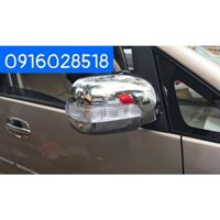 Ốp gương inova 2008 2009 2010 2011 loại có đèn LED xinhan chống xước op guong chieu hau ma xi toyota innova