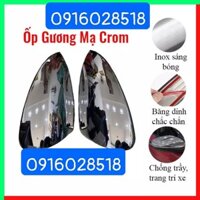Ốp gương Mạ Crom xe Toyota Rush 2018 2020 2022 2023 chống xước op guong chieu hau ma xi