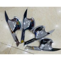 Ốp hõm cửa Kia Carnival 2023 2024 2025 mạ crom sáng đẹp - mẫu cánh chim - 4 PCS