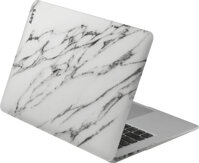 Ốp HUEX ELEMENTS For Macbook Air 13-inch 2018-2020 và MacBook Pro 13 2016-2019-hàng chính hãng - Marble White - Macbook Air 13 2018-2020