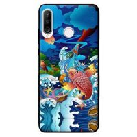 Ốp in cho Huawei P30 Lite Mưa Cá Chép - Hàng chính hãng