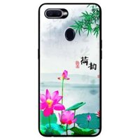 Ốp in cho Oppo A7 Sen Hông - Hàng chính hãng