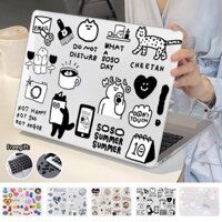 Ốp In Hình Xếp Hình Thời Trang Có Vỏ Bàn Phím + Phích Cắm Bụi Cho Năm 2024 Macbook Air13 M3 A3113 A3114 Pro14 M3 A2918 A2992 A2991 Pro M2 2022 A2338 Air M2 A2681 2020 Air M1 A2337 Air13.3