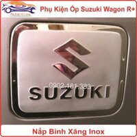 Ốp Inox Nắp Cửa Bình Xăng Suzuki Wagon R+